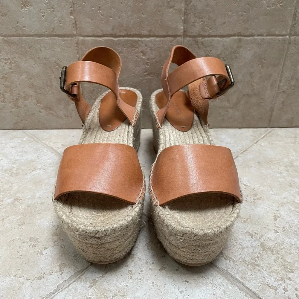 Soludos Tan Minorca Platform Espadrille Sandals